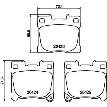 Kit Pastiglie Freni HELLA 8DB 355 041‑081