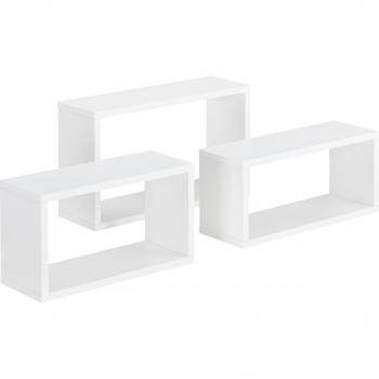 Set Étageres Flottantes Blanc – 3 pièces