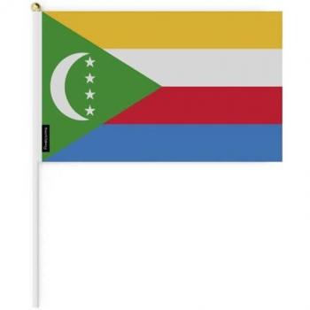 Compact Comoros Banner – 14×21 cm, Heavy‑Duty Fabric