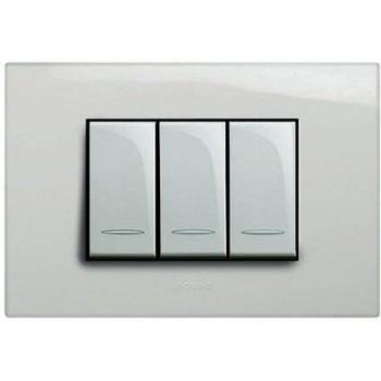 Placca da Soffitto a Vela Quadrata Bianca Lucida Legrand 685641