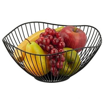 Cesta Frutas Moderno Negro