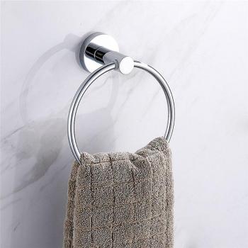 Wall‑Mounted Stainless Steel Towel Ring
