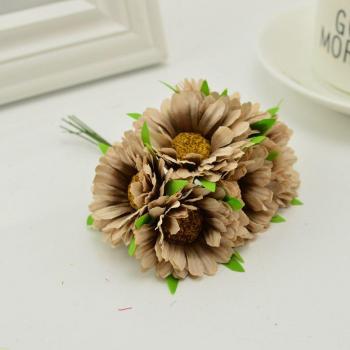 6pcs Gerbera Flower DIY Wreath Kit