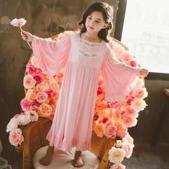 Pijamas de Princesa con Encaje para Niñas