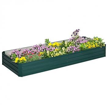 Huerto Urbano Outsunny de Acero Galvanizado