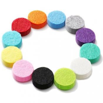 Felt Refill Pads for 22mm Car Essential Oil Diffuser [48 Pcs]
