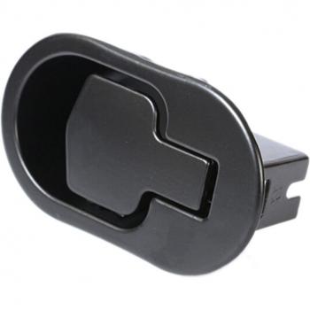 Black Metal Sofa Recliner Release Lever Handle Replacement 11x6.5x3cm
