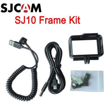 Kit de cadre SJCAM SJ10 Pro/SJ10X avec câble de chargement pour moto