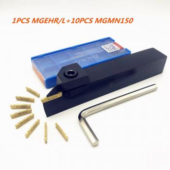MGEHR1212 Lathe Tool Holder with 10 MGMN150 Cutting Tools