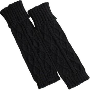 Inf Scaldamuscoli Lavorate a Maglia 1 Paio Nero