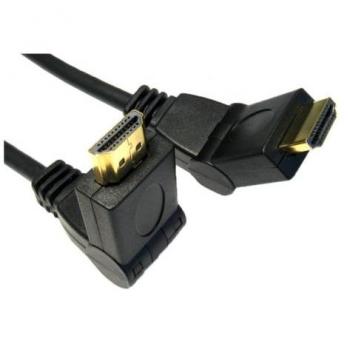 HDMI 1.8 Cable, 1.8 Metres, High Speed, Gold Plated Connectors, Swivel Ends