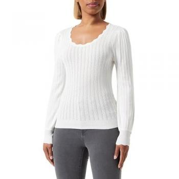 Jersey Meddi de Manga Larga para Mujer en Blanco