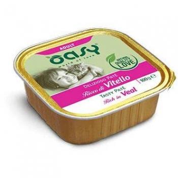 Oasy Delizioso Paté Per Gatti Adult Ricco Di Vitello 100g