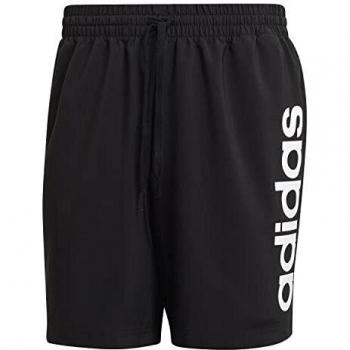 Pantalón Corto de Baño Adidas M Lin Chelsea Negro/Blanco