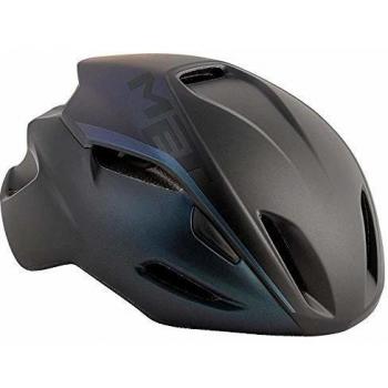 Met - Casco con coperta, colore: nero, taglia: IRIDES S