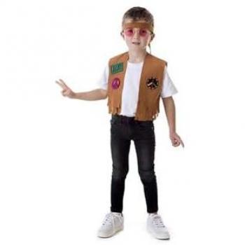 Gilet bambino hippie con stampa di pace Creazioni Llopis