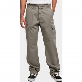 Urban Classics Pantalón Cargo Recto en Gris Oscuro T30