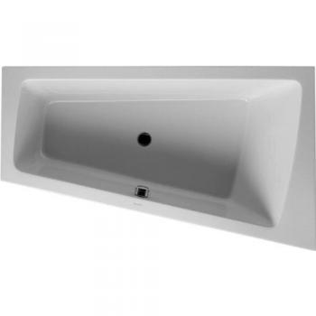Duravit Whirlpool Paiova 1,7 m × 1,0 m Eckduschen‑Set rechts – inkl. Gestell, Ab- & Überlaufgarnitur