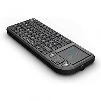 Rii Mini Clavier K01X1 sans Fil AZERTY 24 Ghz avec Touchpad pour PC Pad Xbox 360 PS3 TV Box Google Android HTPC IPTV