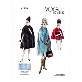 Vogue 1838 Paper Pattern