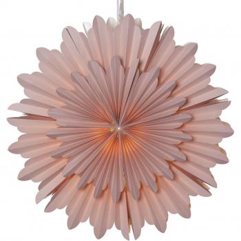 Étoile de l'avent Crystal Ø50 cm Rose