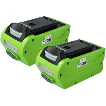 Dual Poulan Pro 501099501 40V Li‑Ion Batteries (5000 mAh) – Replacement Kit