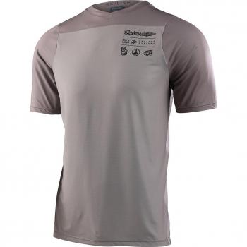Troy Lee Designs Men's Skyline Short Sleeve MTB Jersey - Mono Quarry - Size M