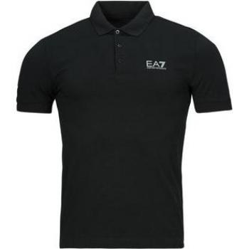 Polo Marino Elástico EA7 para Hombre - Core Identity