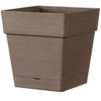 Vaso Quadro Salva 35 cm Marrone per Esterno
