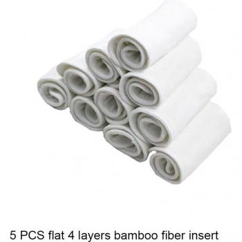 5 PCS Bamboo Charcoal Cloth Diaper Liners
