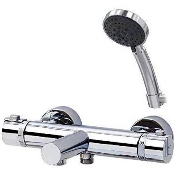 Mitigeur thermostatique bain-douche Galindo Pysa 50041000 (laiton, finition chrome)
