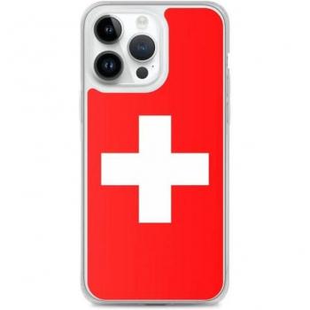 Protezione Trasparente per iPhone 14 Pro Max con Stampa Svizzera