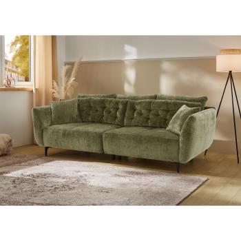 Big‑Sofa „Spa“ Retro‑Look mit Wellenfederung, frei stellbar
