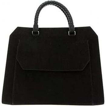 Sac à main BREE Cambridge noir pour femme avec poignée tressée