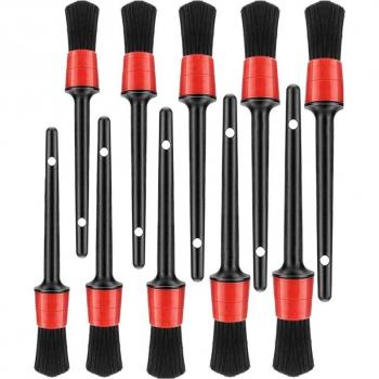 10 Pcs Premium Fiber Detail Brushes