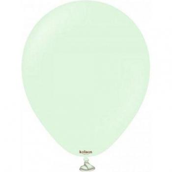 Ballons en latex Kalisan Macaron (Pack de 100) vert menthe