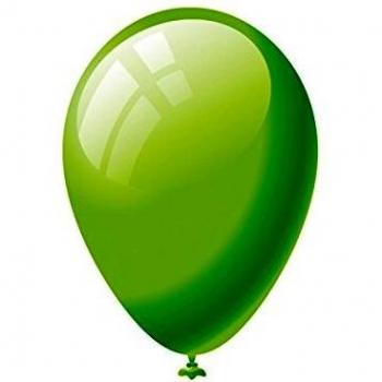Set di palloncini in lattice di medie dimensioni con capacità di 25 pezzi, progettato da GIVI ITALIA, disponibile nella colorazione verde chiaro e di misura 28 cm