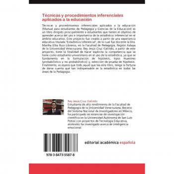 Técnicas y procedimientos inferenciales aplicados a la educación: Manual para estudiantes de Pedagogía y Ciencias de la Educación