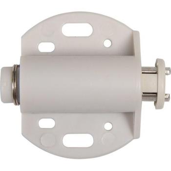 Magnetic Cabinet Door Latch with Round Plate and Free Screws