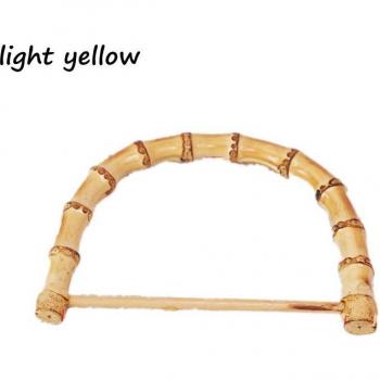 Asas de madera de bambú para bolso - Accesorios hechos a mano