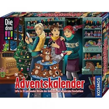 Die drei !!! Adventskalender - Lüfte in 24 spannenden Rätseln das Geheimnis der wandernden Kuscheltiere