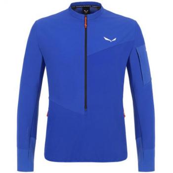 Giacca Ibrida Anorak Agner Blu Elettrico Salewa Uomo EUR 46