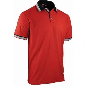 Facom Calcio Polo Time Rosso Nero 9010