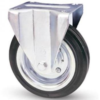 Ruota Avo 250 mm Flangia in Acciaio e Rivestimento in Gomma
