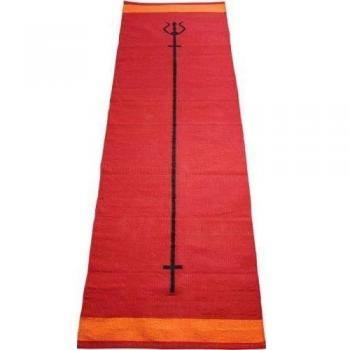 Colchoneta de yoga Trident - Color rojo, 200 cm, algodón