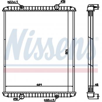 Radiador de Motor NISSENS 638490