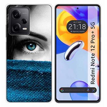 Funda Silicona para Xiaomi Redmi Note 12 Pro+ Plus 5G diseño Ojo Dibujos