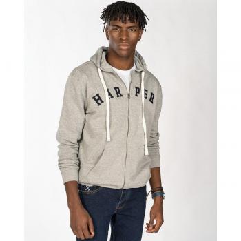 Chaqueta Deportiva Hombre Harper & Neyer con Cremallera y Cuello Capucha