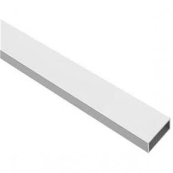 Perfil de Aluminio Blanco Rectangular - 3 Piezas - 2.10m - 80 x 40 mm