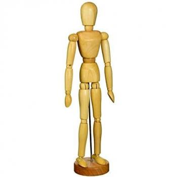 Mannequin Articulé en Bois Modèle Femme 30cm Lefranc et Bourgeois